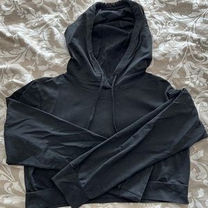 NVGTN Navi Black Cropped Hoodie